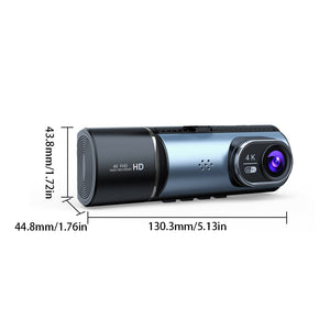 Innocruise Dashcam Car Front Rear 4K+ 1080P+ 1080P, Dash Cam Car Camera 3.18