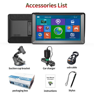 Innocruise X20H 7-inch GPS navigation devices for car/truck/camper 2025 with Europe map – voice guidance, POI & speed warning, lifetime free map updates